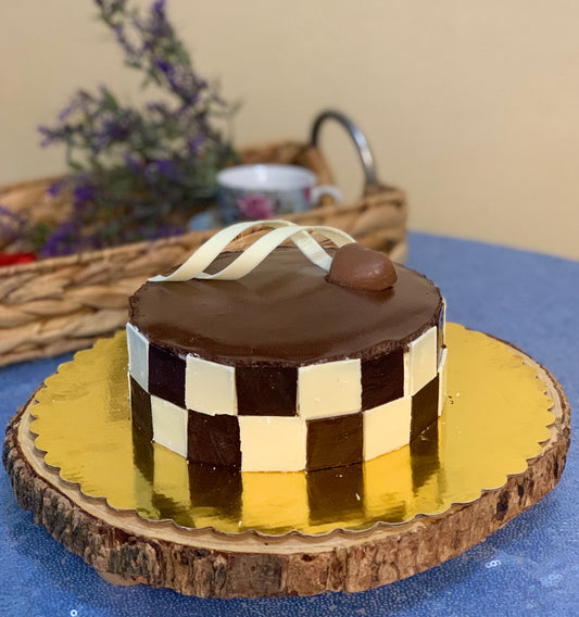 Chocolate Checkerboard cake