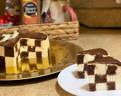 Chocolate Checkerboard cake